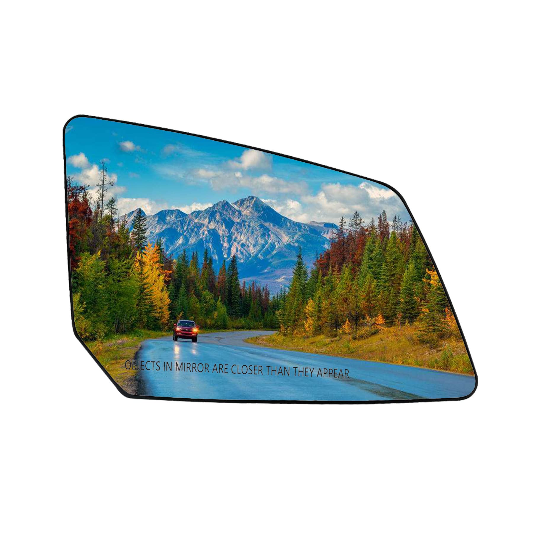 Passenger Side Heated Mirror Glass w/Holder For Chevy Traverse GMC Acadia Limited Saturn Outlook , Heated Convex Mirror Glass Replacement 15951928