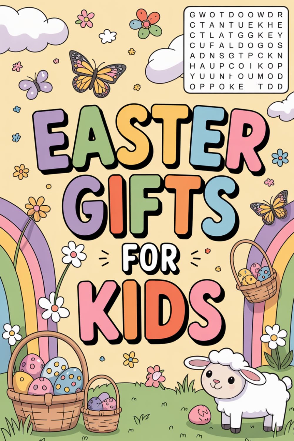 Easter Gifts for Kids: Interactive 100 Puzzle Workbook for Ages 6-8 Years with Vocabulary Fun