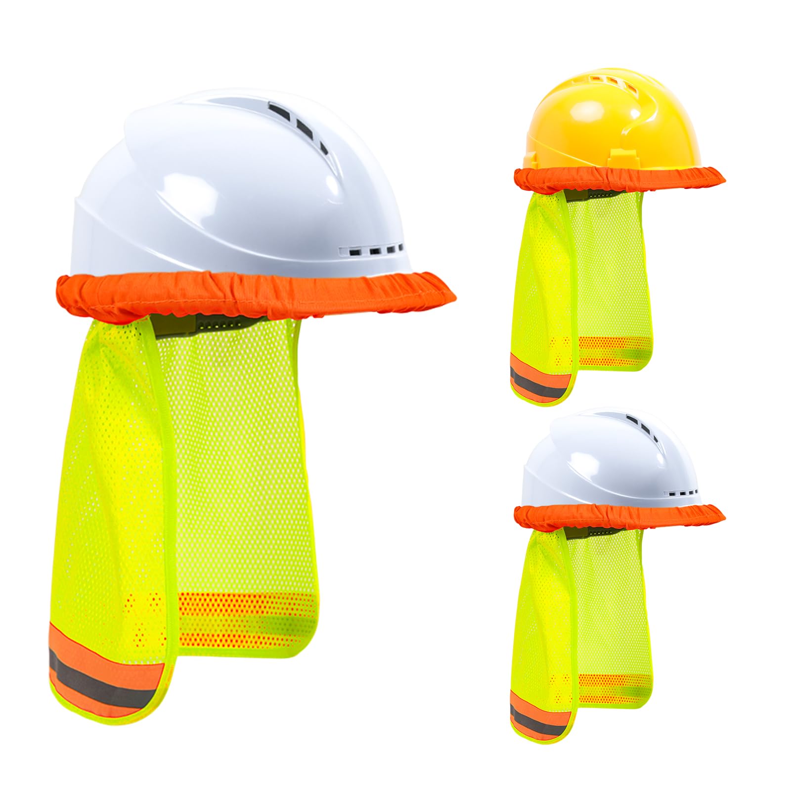 Pare-soleil pour casque anti-UV avec bande réfléchissante et attaches stables SJ-3