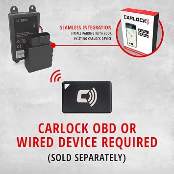CARLOCK TAG 2.0 - Bluetooth Upgrade for Carlock Device. Automatic Security Alerts Based on Your Proximity to the Car, Reducing False Alarms. Up to 1-Year Battery Life. (Not for Standalone Use)