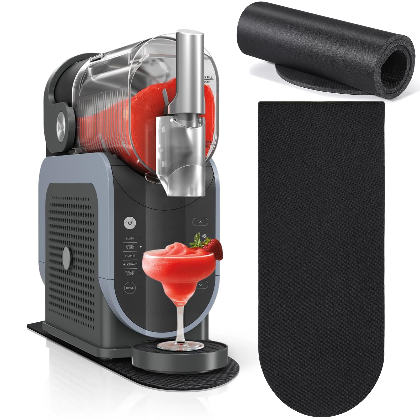 Sliding Pad Compatible with Ninja Slushie Machine FS301/FS300 - Non-Slip Mat &amp; Smooth Move Accessory | Effortless Repositioning &amp; Desktop Protection | 18.1"x6.7" Perfect Fit