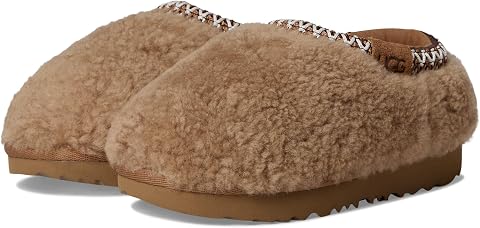 Обувь UGG Tasman Maxi Curly для малышей, цвет: Коричневый