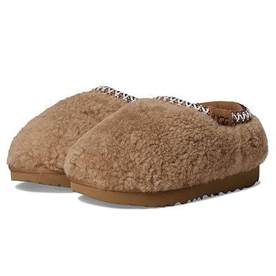 UGG Kids Tasman Maxi Curly (Toddler/Little Kid) Girls Shoes Chestnut