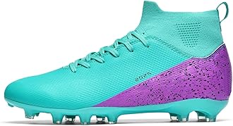 Soccer Cleats for Mens Womens Indoor Soccer Shoes Unisex Baseball Turf Shoes Youth Rugby Shoes Adult AG FG TF Football Boots Wide Training Sneaker