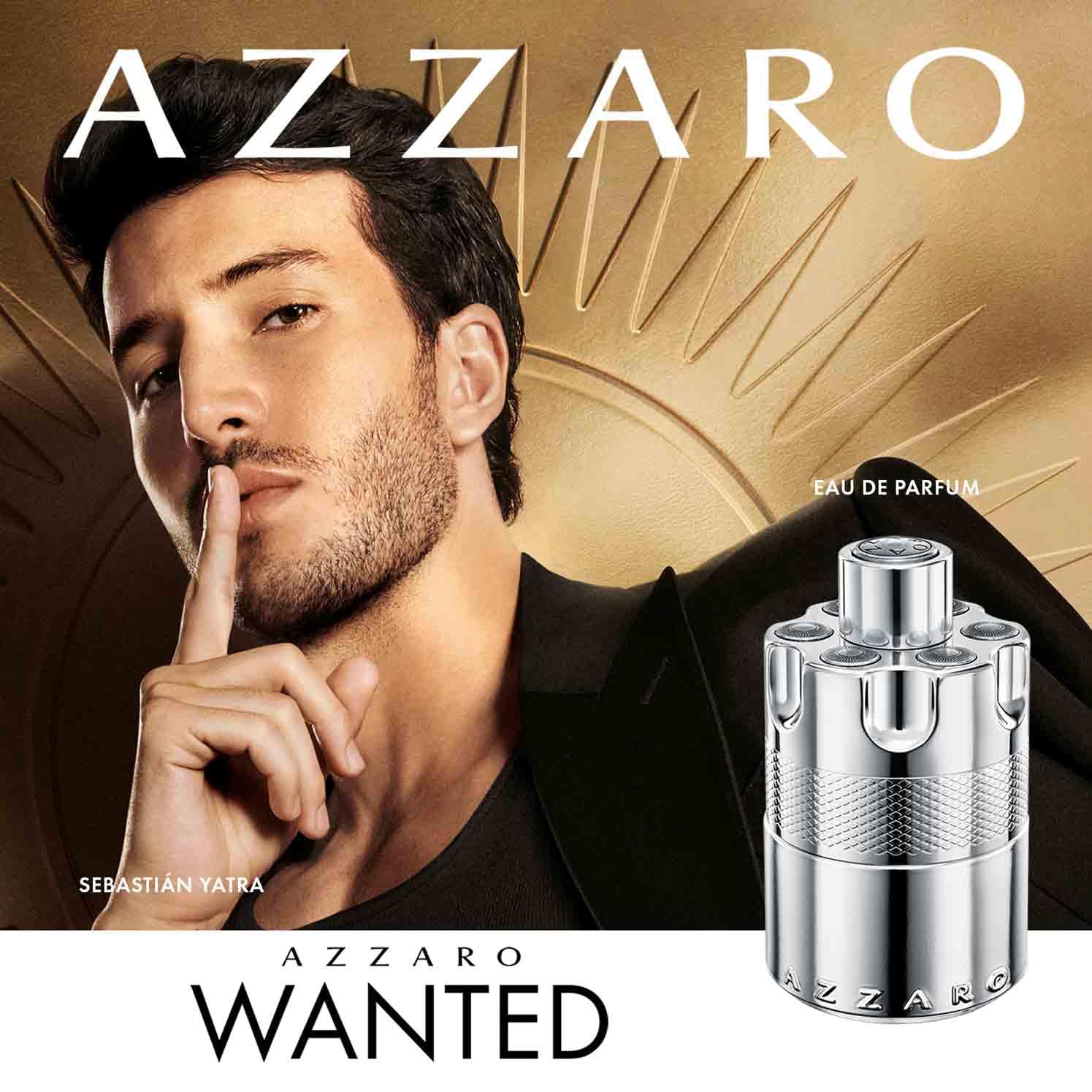 Azzaro Wanted Eau de Parfum Uomo, Profumo Uomo Intenso ed Energico, Fragranza Maschile dalle Note Aromatiche e Legnose, Con Bacche di Ginepro, Salvia e Vetiver, A Lunga Durata