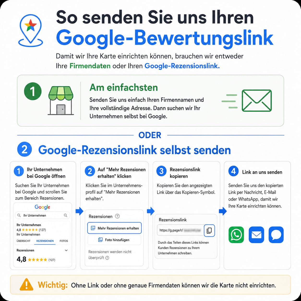 Aspira Home Google Bewertungskarte mit NFC, Rezensionskarte für Google Bewertungen, FERTIG VOREINGERICHTET für Ihr Google Bewertungsprofil, Holzoptik (personalisiert)