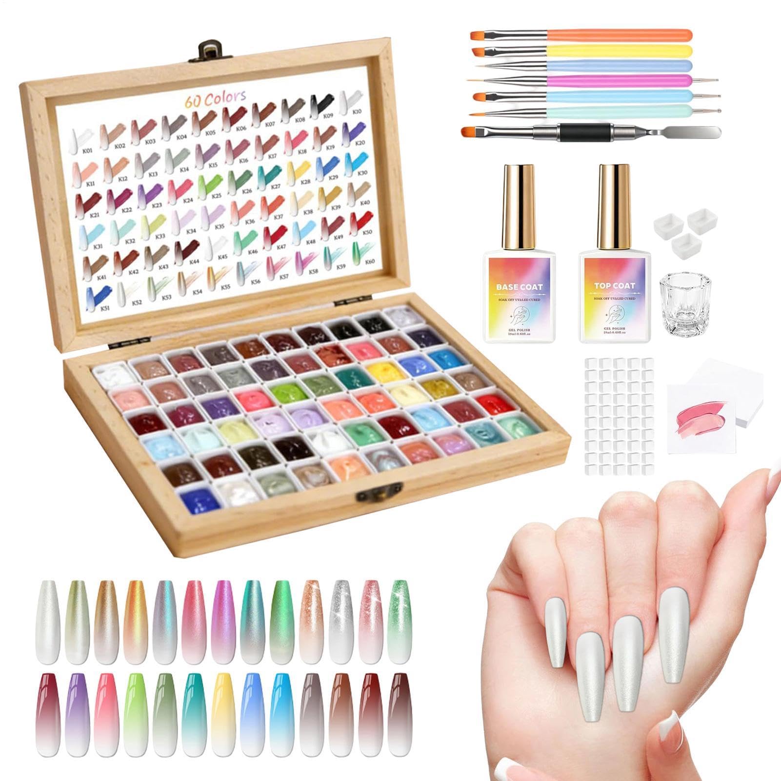 Żel do malowania paznokci 120 Ml Zestaw Do Manicure Przyjazny Początkującym | Żel Modelujący Do Paznokci W Podróży, Domu I Salonie, Na Urodziny, Święta, Dzień , Dla Kobiet I
