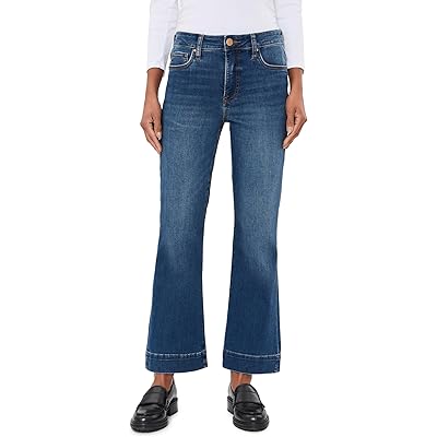 Джинсы KUT from the Kloth Kelsey High-Rise Fab Ab Ankle Flare in Cool