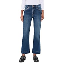 KUT from the Kloth Kelsey High Rise Ankle Flare Clean Hem