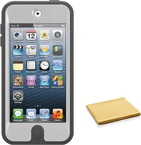 OTTERBOX Defender Series - Funda para iPod Touch de 7 generación, compatible con 5 y 6 generación, incluye paño de limpieza, paquete a granel