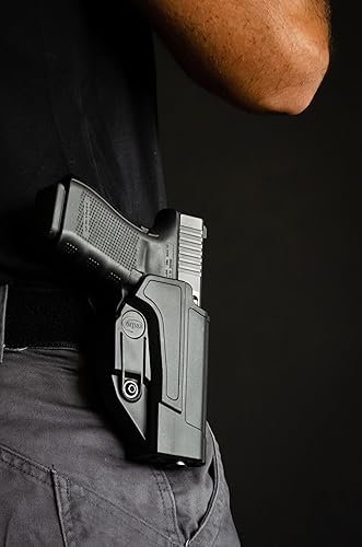 Vista 6 de Orpaz Funda IWI Masada de la serie C compatible con IWI Masada de 0.354 in para zurdos OWB, unisex, asegurará tu pistola con un aspecto táctico