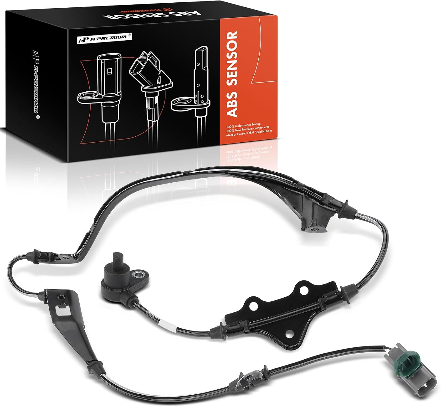 A-Premium ABS Wheel Speed Sensor Compatible with Honda Models - Odyssey 2002 2003 2004 - Rear Right Passenger Side