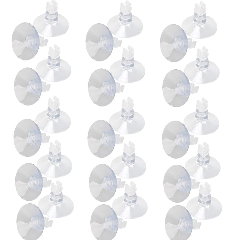 Presilhas com Ventosa para Mangueira de Ar de Aquário SLSON, Tubo de Aproximadamente 0,48 cm, Pacote com 30