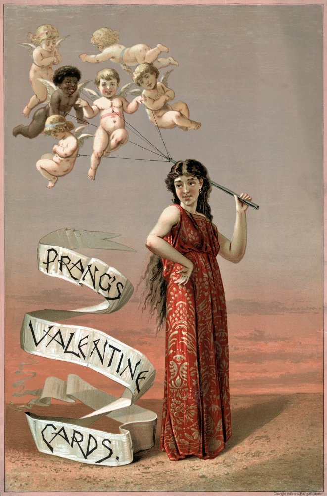 Prang's Valentine Cards, 1883 Poster Print by Science Source (24 x 36)