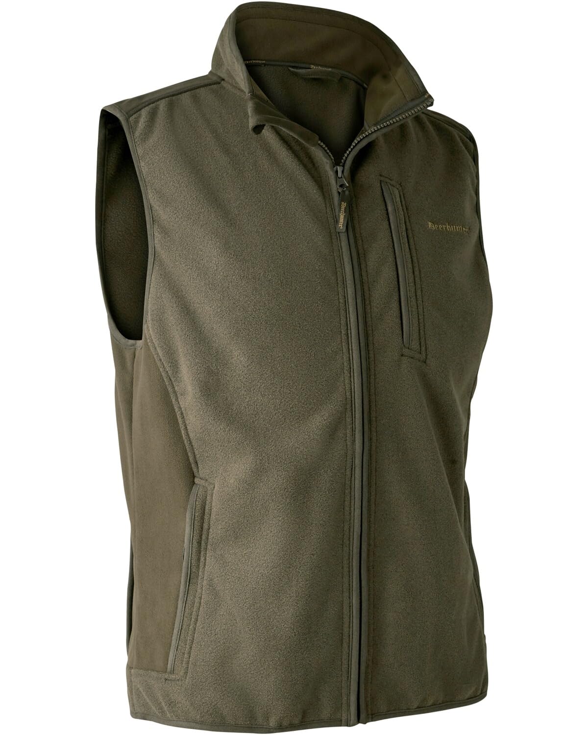 Gamekeeper Bonded Fleece Waistcoat Graphite Green Large Green-image-21