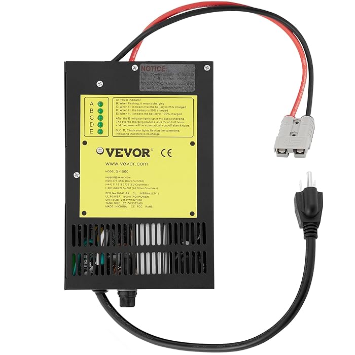 Buy VEVOR 75 Amp RV Power Converter Charger, 110 Volt AC to 12 Volt DC