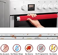 Vista 3 de Juego de 6 fundas para manijas de puerta de refrigerador, juego de 6 manijas de decoración para electrodomésticos de cocina, nevera, microondas