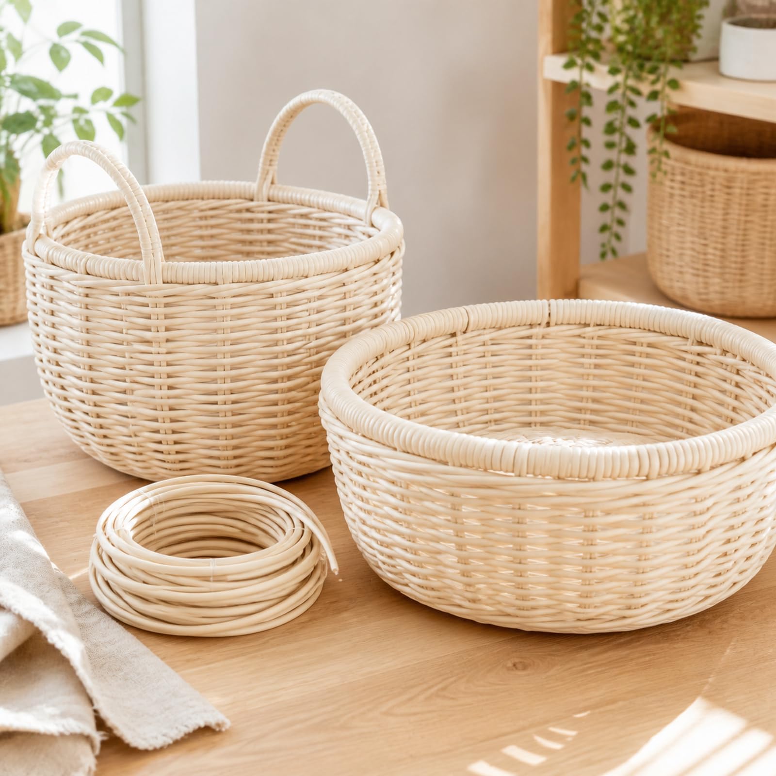 Rattans Naturale Tondo,Materiale di Riparazione,Midollino