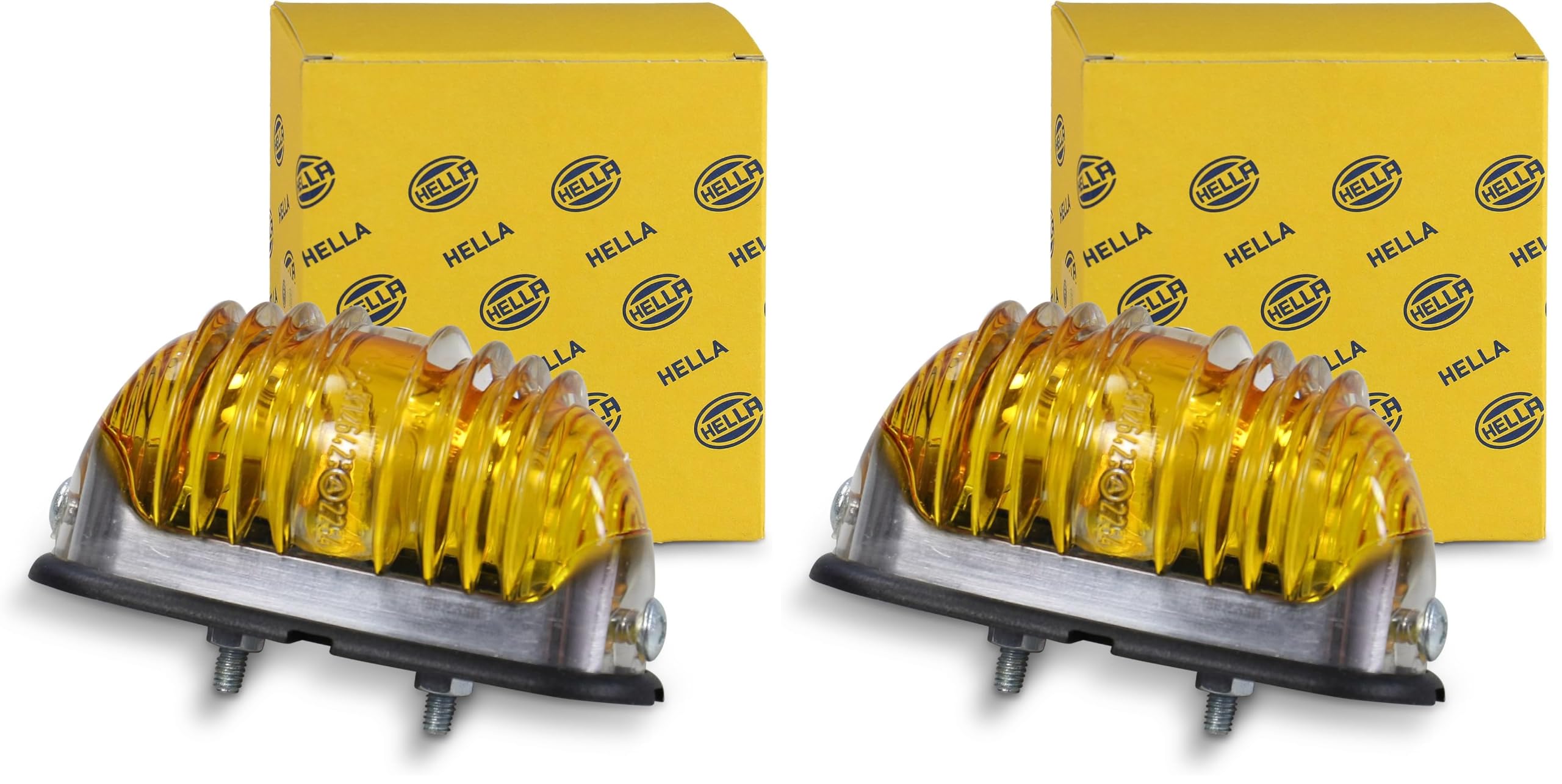 Piloto intermitente Hella 12V para solucionar fallos de visibilidad exterior con luz amarilla 4