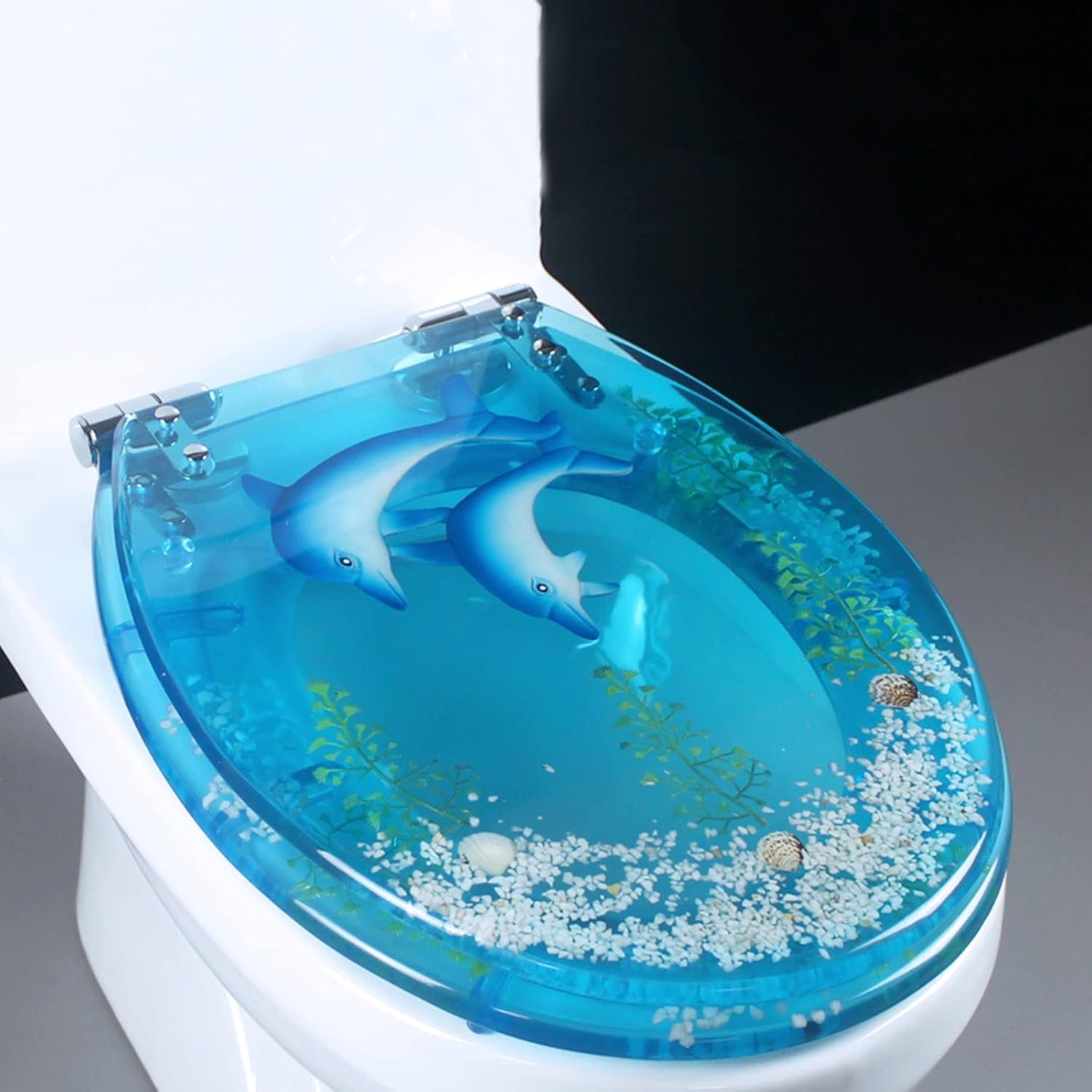 Wemune Thicken Soft Toilet Seat Resin, Toilet Seat