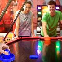 Vista 6 de Coopay 3 1/4 Inches Air Hockey Pucks 6 Pack Full Size Heavy Replacement Pucks for Game Tables Equipment Accessories