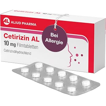 Cetirizine AL 10mg Film-Coated Tablets Pack of 7