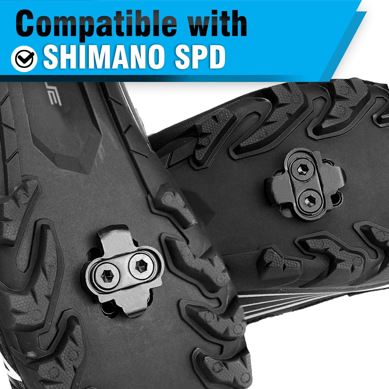 Miniatura 6 de MARQUE SPD - Tacos de bicicleta compatibles con Shimano SM SH51, juego de tacos para ciclismo de interior, ciclismo de carretera al aire libre,