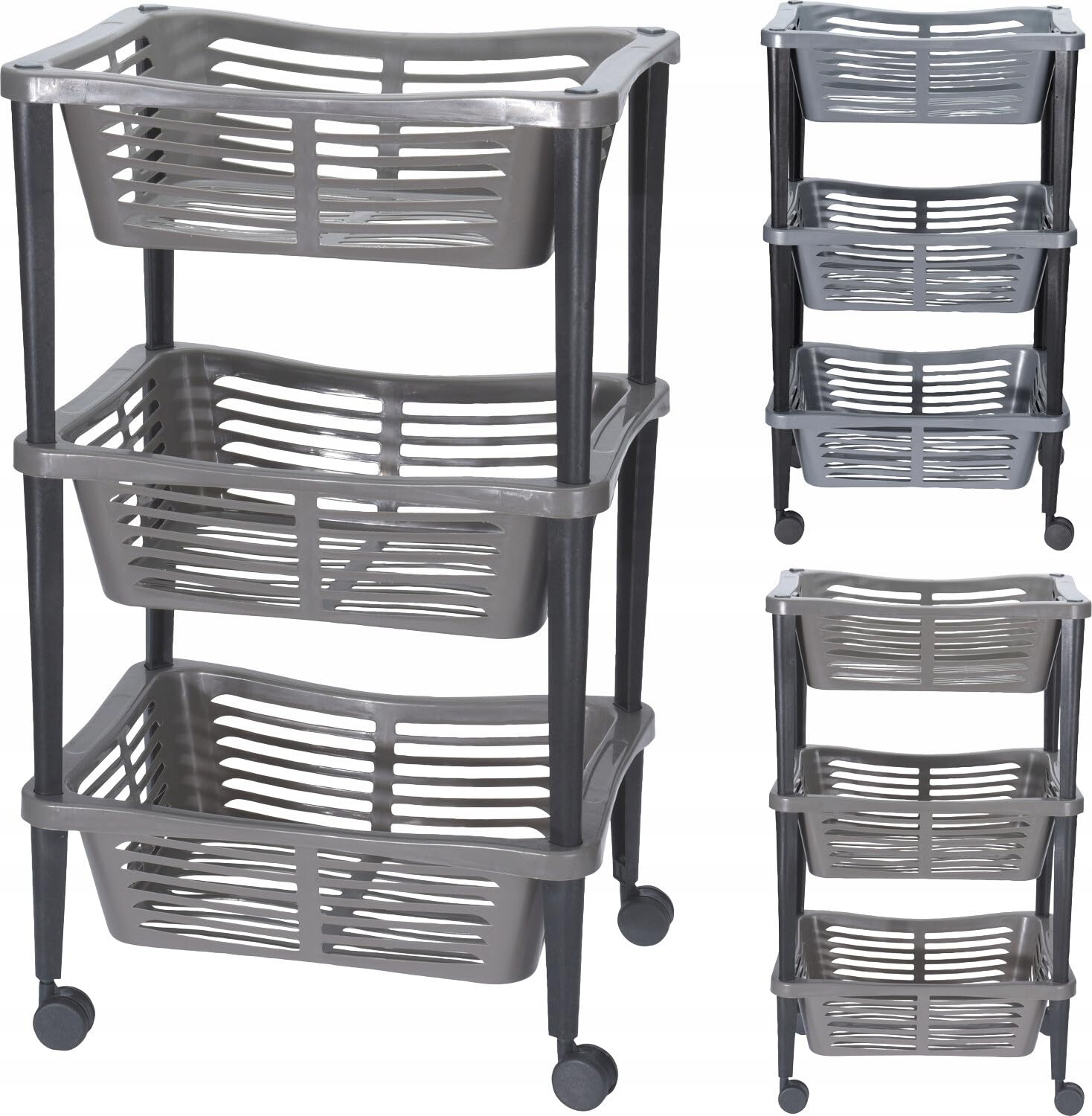 CARRELLO PLASTICA 3 PIANI