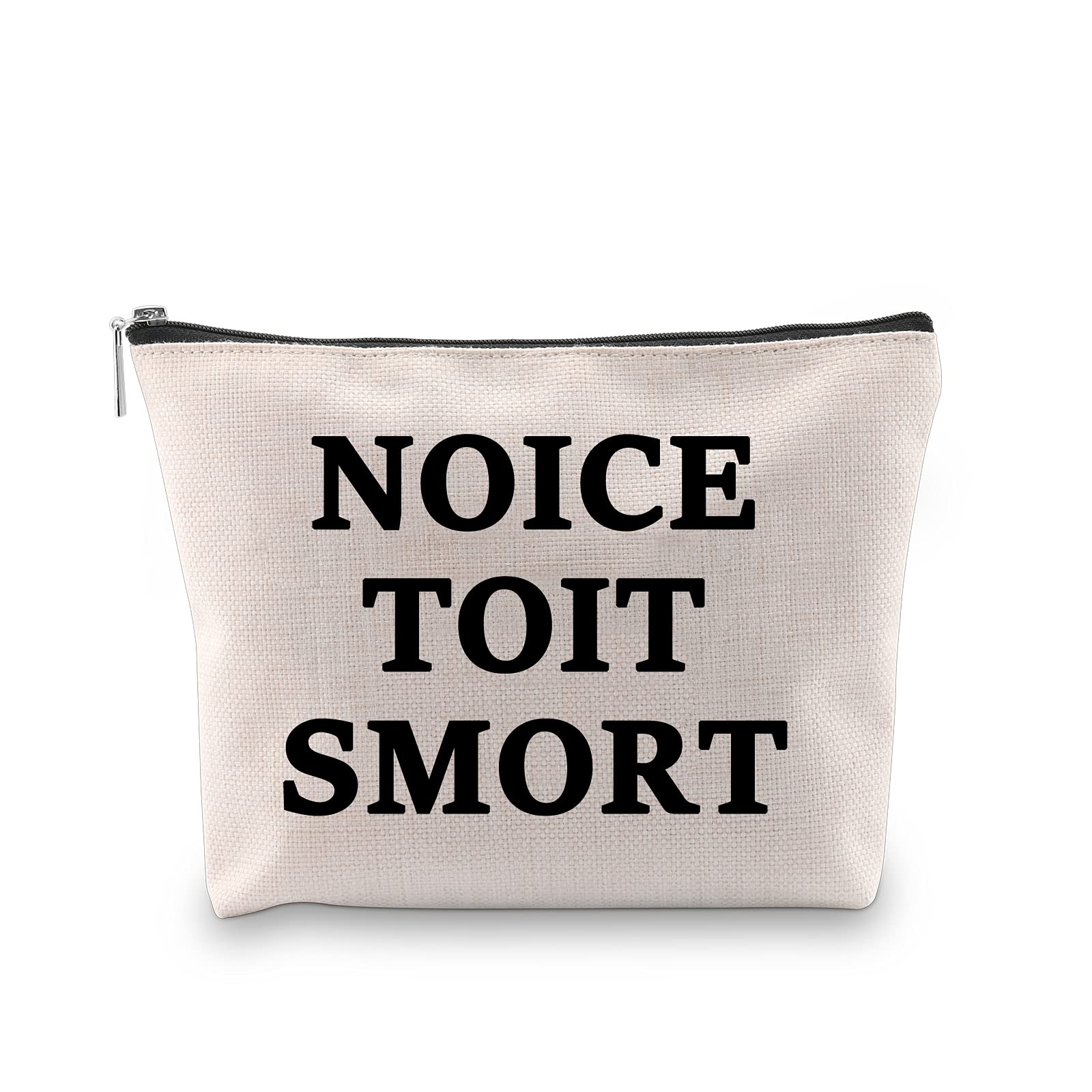BLUPARK Brooklyn Inspired Gift NOICE TOIT SMORT Makeup Bag Gift for Brooklyn Fans, NOICE. TOIT. SMORT
