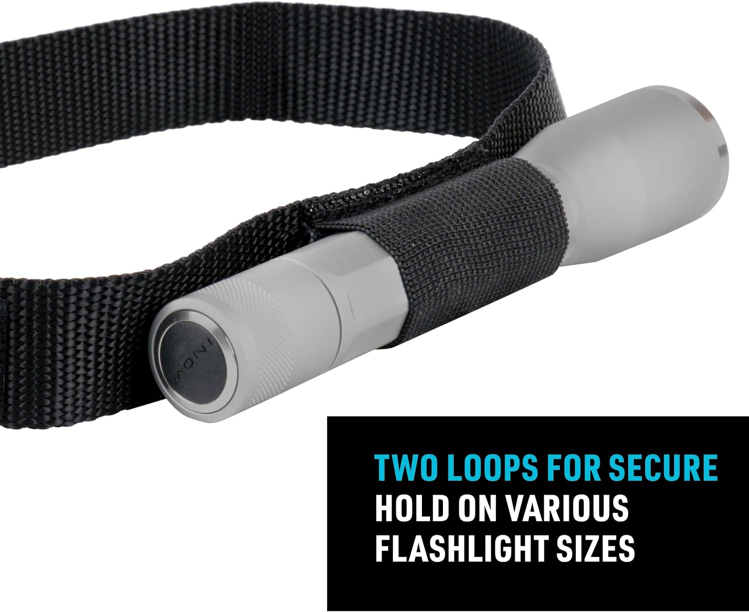 Nite Ize Headband Flashlight Holder - Adjustable & Comfortable Headband with Flashlight Holder - Lightweight for Hiking, Camping & More - Non-Elastic Headgear - 3 Pack