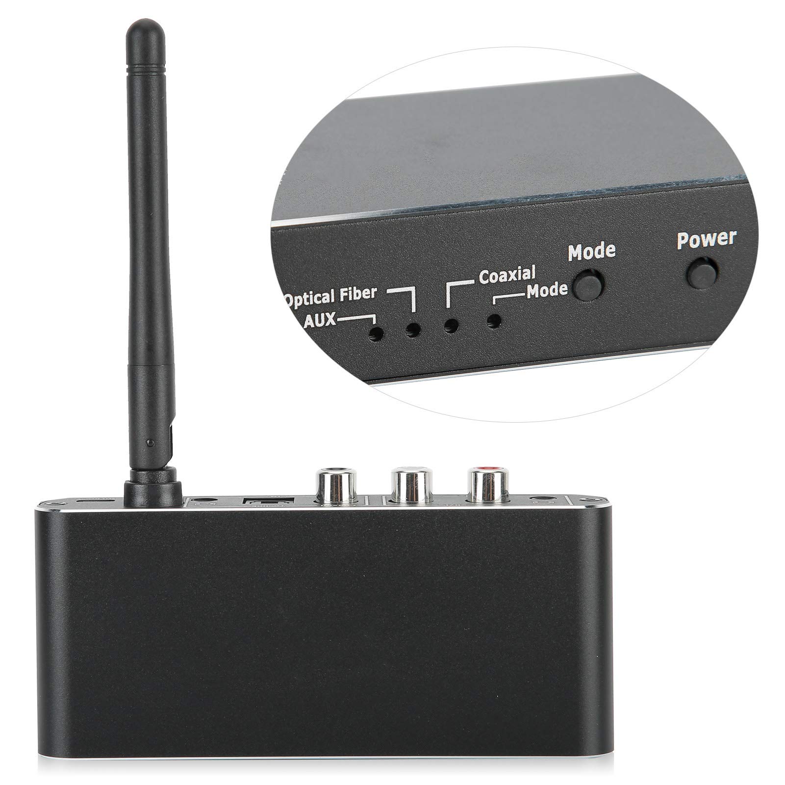 Transmisor Receptor Bluetooth - Señal de Audio Analógica de Conversión Coaxial de Fibra Óptica Digital y Transmisor Receptor de Audio Bluetooth - para TV/Máquina Recreativa