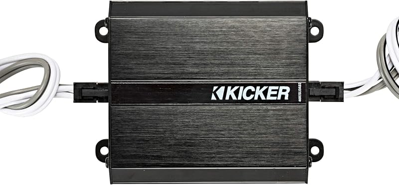 Kicker 46KISLOAD2 K-Series Smart-Radio Interface for Adding an aftermarket Mono Amplifier | Hooks aftermarket mono subwoofer amplifier into stock stereo head unit, KISLOAD2 load resistor adapter, no error codes