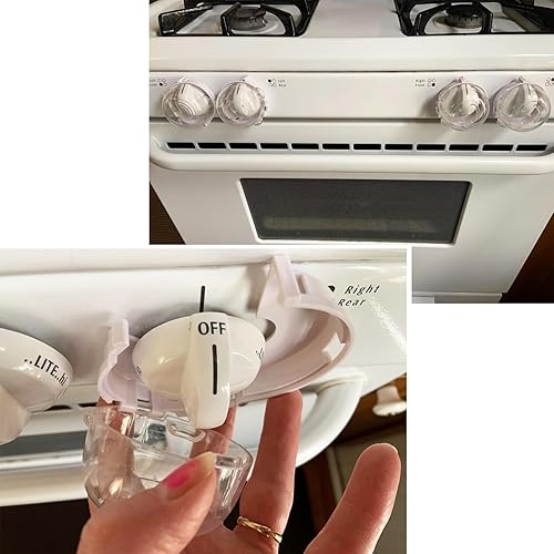 Miniatura 4 de Juego de 4 fundas para pomos de estufa de gas para protectores de seguridad infantil