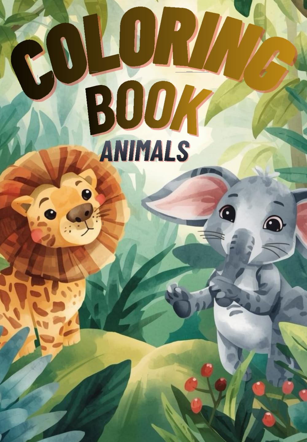 Coloring Book Animals: Livro para Colorir de Animais