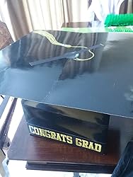 Amazon.com: Grad Cap Card Box (black) Party Accessory (1 count) (1/Pkg ...