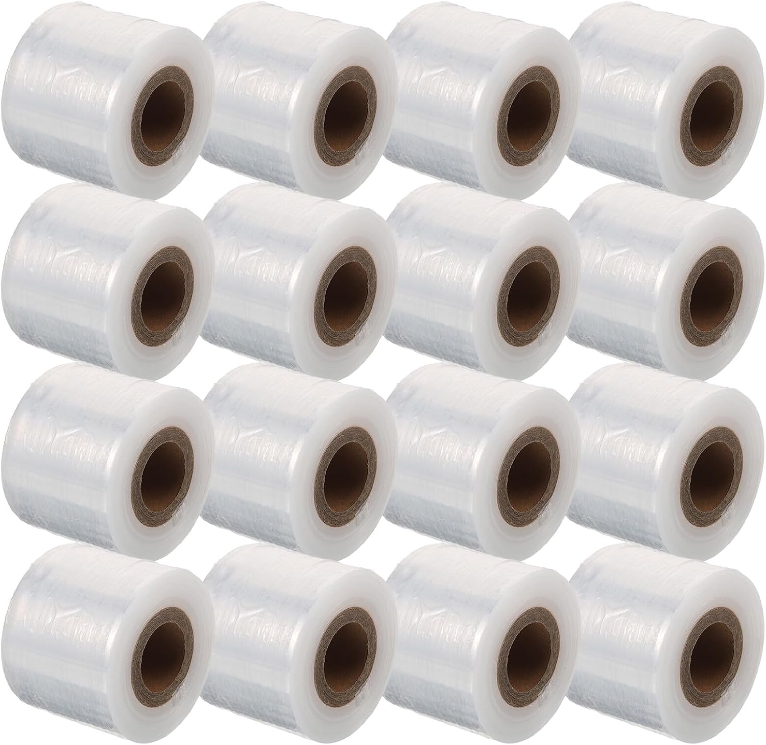 16 Rolls Food-grade Cling Wrap Film 5cm Wide – Plastic Stretch Wrap for Fresh-keeping and Takeout Packaging in Restaurants and Kitchens