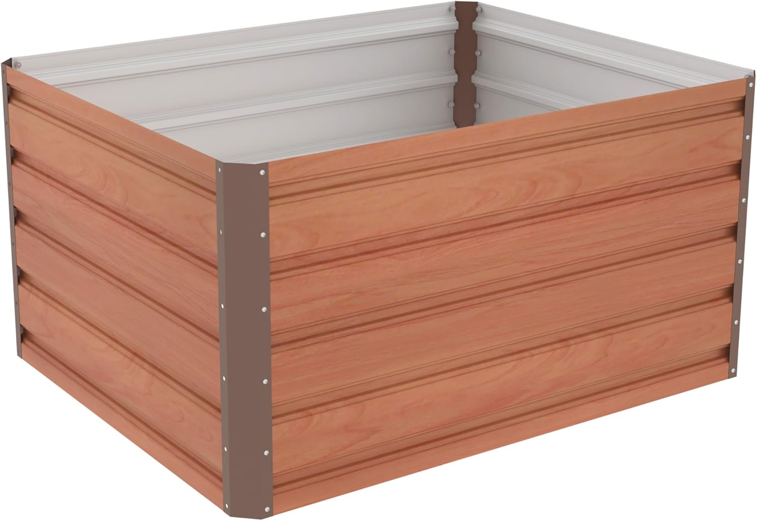 G21 Daisy Raised Bed 100 x 80 x 52 cm, Metal, Brown