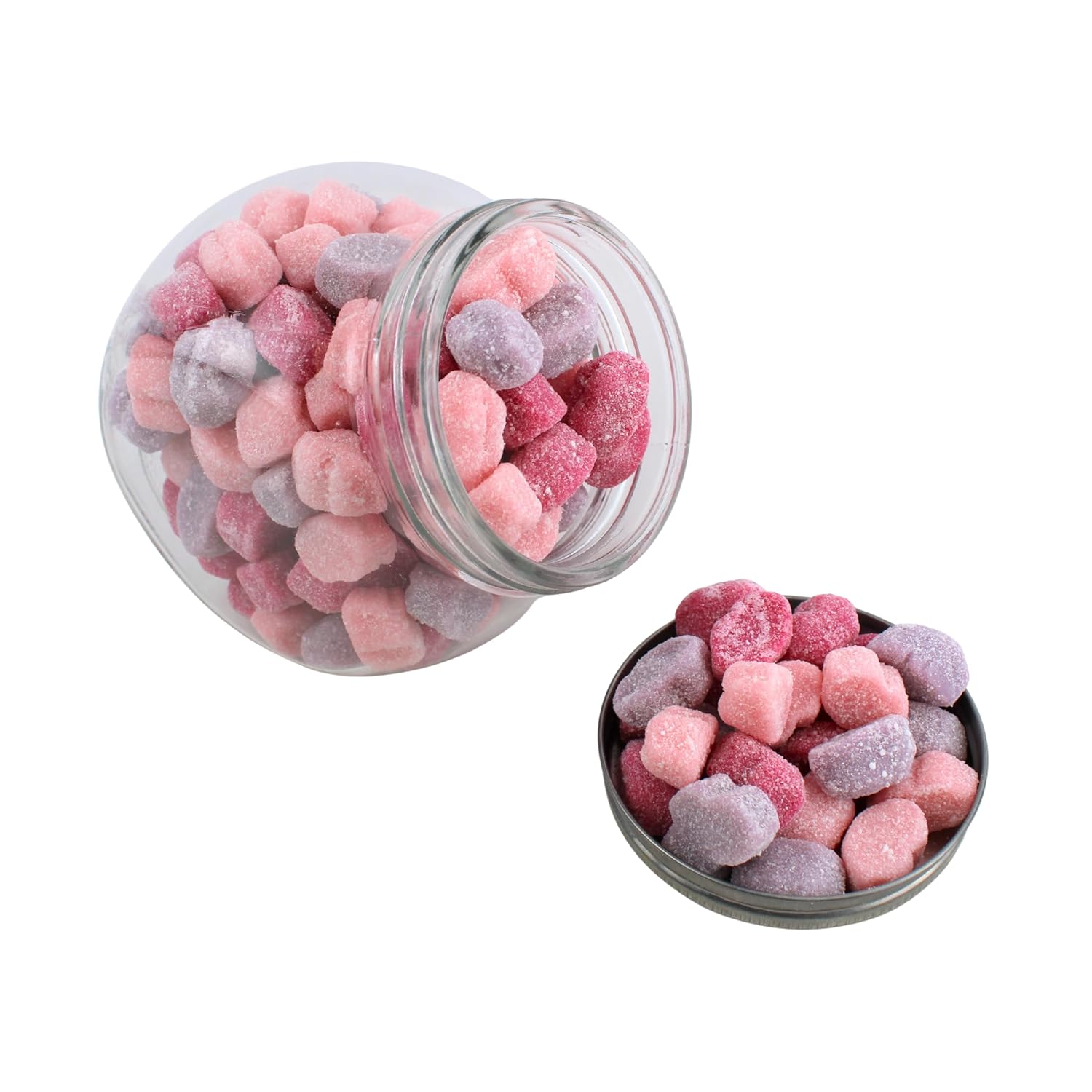 Cupid's Sour Smooches - Gummy Sugar Lips - Pucker Up Sour Candy Lips - Cherry, Grape, and Strawberry Flavored Sours Lip Valentine's Day Candy (3 Pound)