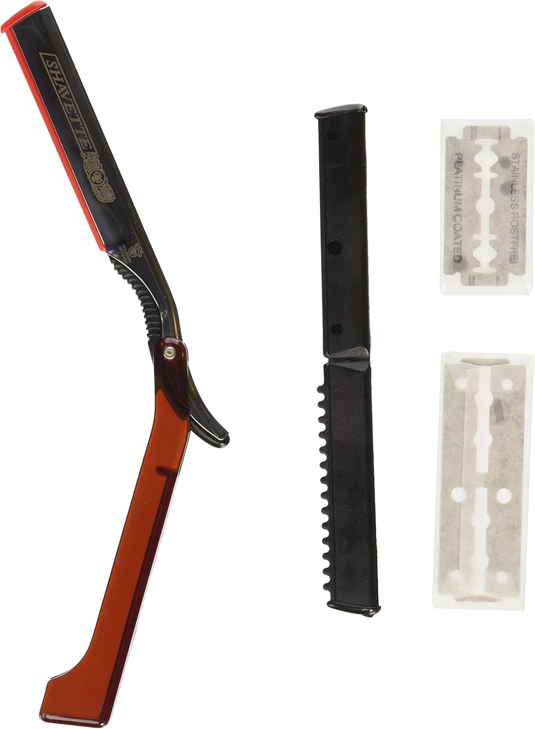 Dovo Shavette Straight Razor Folding Knife,Stainless Blade