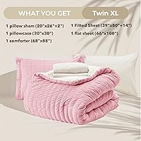 Vista 493 de HYMOKEGE - Juego de edredón tamaño king, color negro y rojo, de sirsaca, de 7 piezas, para todas las estaciones, en una bolsa, para dormitorio