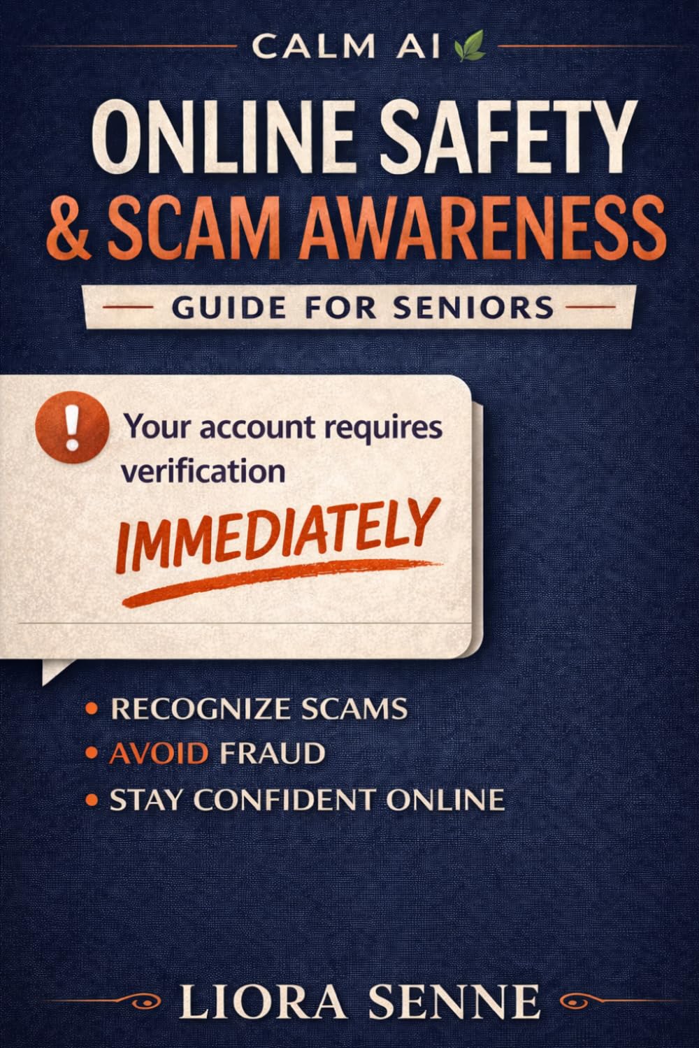 Online Safety & Scam Awareness Guide for Seniors: A Clear, Reassuring Guide for Adults Over 50 to Recognize Scams, Avoid Fraud, and Stay Safe Online (Calm AI)