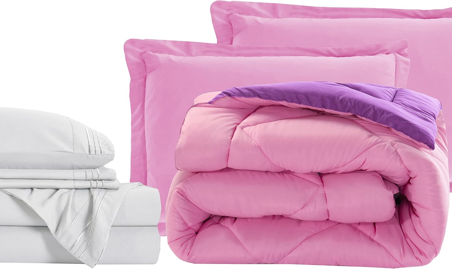 Elegant Comfort 7Piece BedinaBag Comforter & Sheet Set Luxury 1500