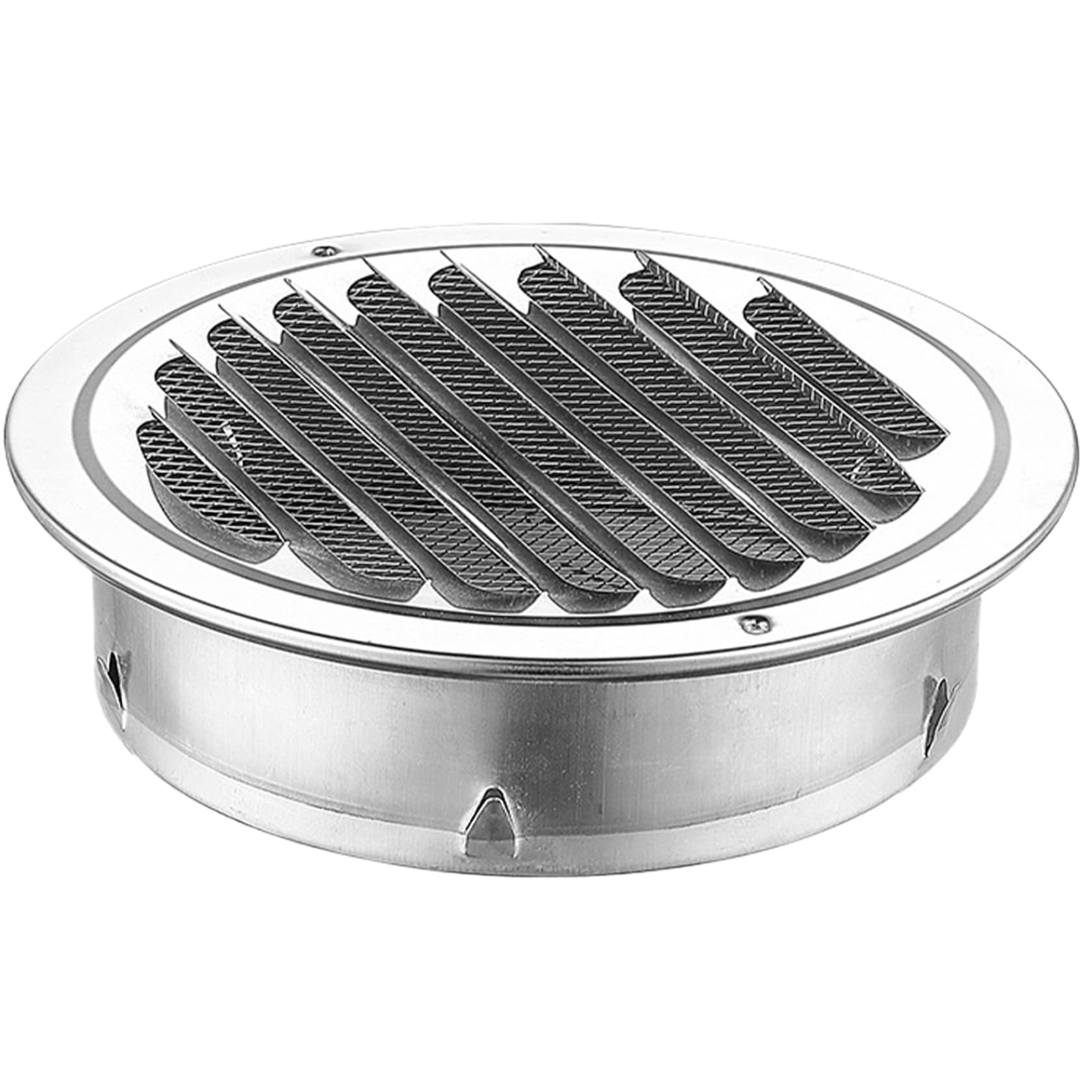 45 Degree Louver Vent 6-Inch Stainless Steel Vent Cover - 45° Angled ...