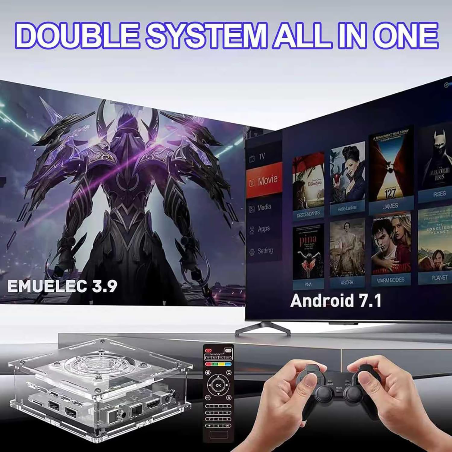 Super Console, Console Per Giochi Retrò, 256 GB Integrati Con Oltre 50.000 Giochi E 2 Controller Wireless, Console Mini Classica, Compatibile Con PS1/PSP/MAME, Idea Regalo Di Compleanno Per Adulti