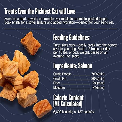 Miniatura 18 de Whole Life Cat Just One - Golosinas liofilizadas para gatos, alimentos de grado humano con alto contenido de proteínas, aperitivos de entrenamiento