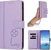 Funda Tipo Billetera de Cuero PU con 9 Ranuras para Tarjetas, Bolsillo para Efectivo, Correa de Muñeca y Soporte para Vivo X100 5G, Púrpura 5