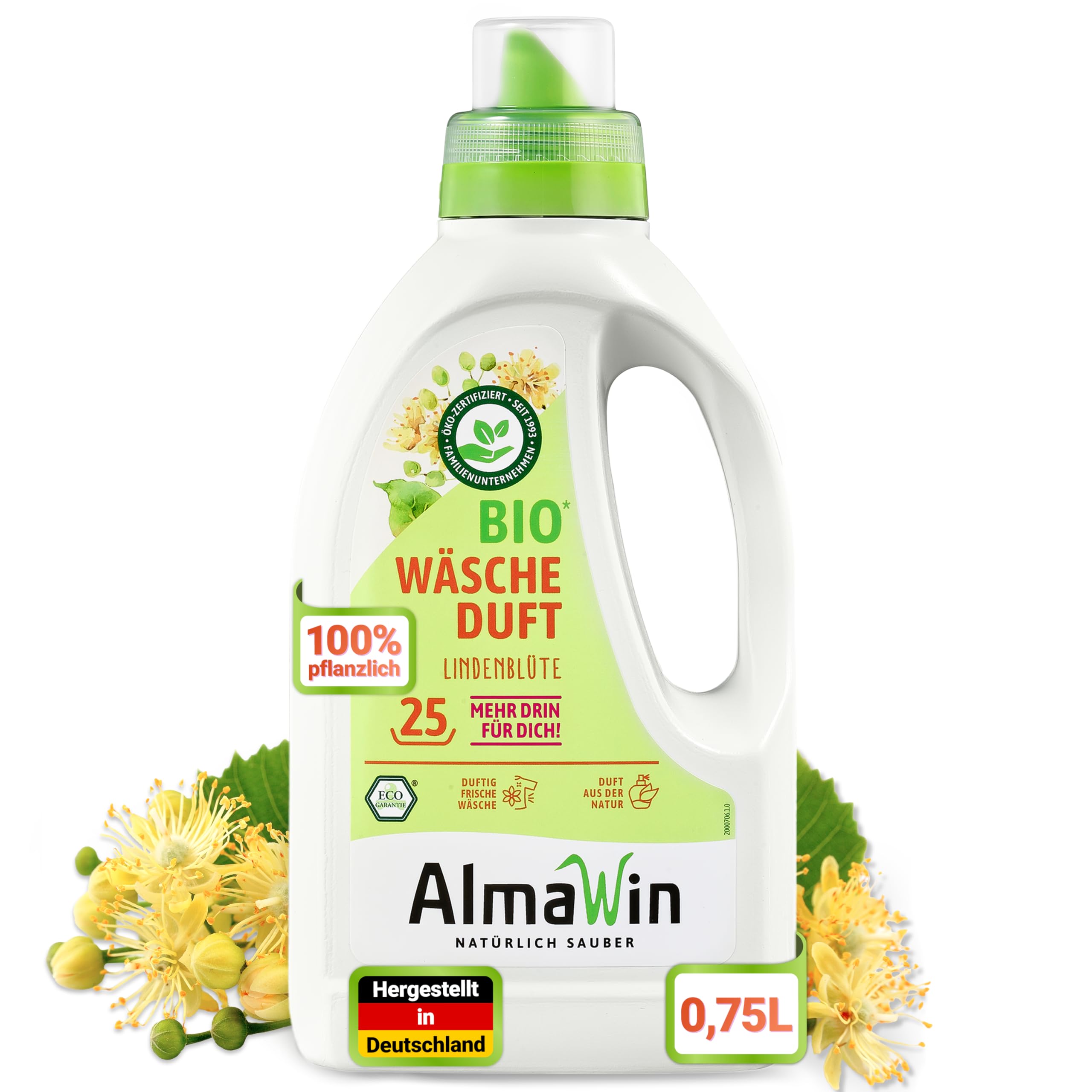 AlmaWin Bio parfum de linge Fleur de Tilleul 750 ml