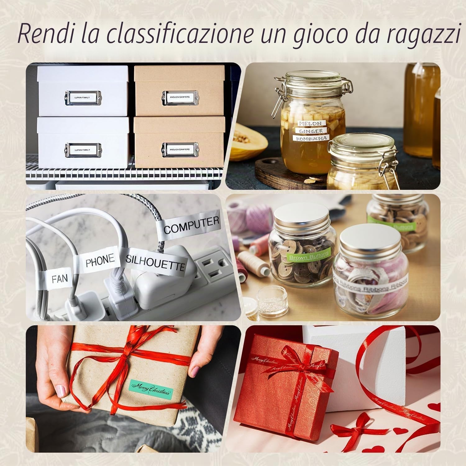 Phomemo P15 Etichettatrice a Nastro Rétro –Stampante per Etichette Adesive Bluetooth con Stampa Data in un Clic –Ideale per Decorazioni e Confezioni Regalo –Con Confezione Regalo e 1 Rotolo – Verde