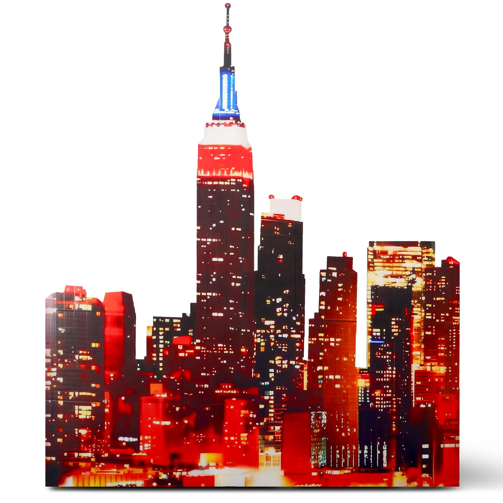 Colingmill 5 ft Skyline Scene Buildings Cutout New York Party Decoration