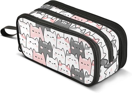 Vista 357 de Estuche para lápices de fútbol y fútbol, estuche grande para lápices para niños y niñas, compartimentos con cremallera, gran capacidad, papelería